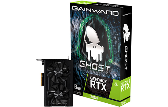 け*！様 GeForce RTX 3050 Gainward Ghost 8GB Placa de Vídeo Gainward NVIDIA GeForce RTX 3050 Ghost, 8GB GDDR6